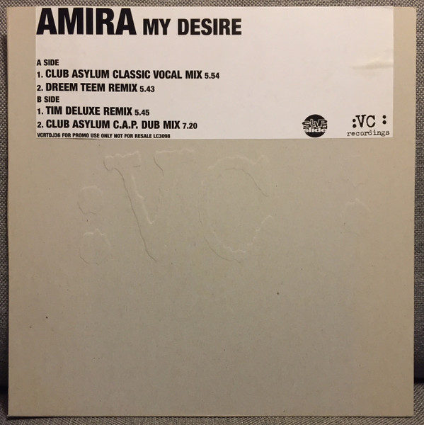 Amira - My Desire (12", Promo) (Very Good Plus (VG+))
