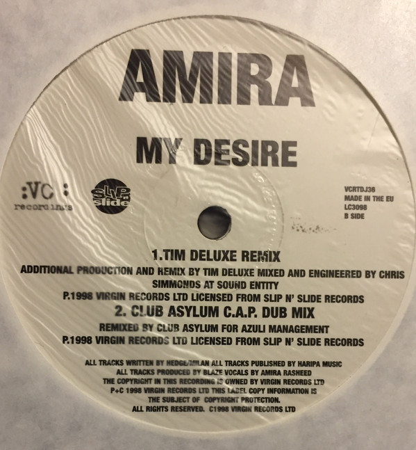 Amira - My Desire (12", Promo) (Very Good Plus (VG+)) - Image 3