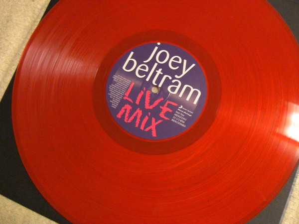 Joey Beltram - Live Mix (LP, Comp, Ltd, Num, P/Mixed, Red) (Mint (M)) - Image 5