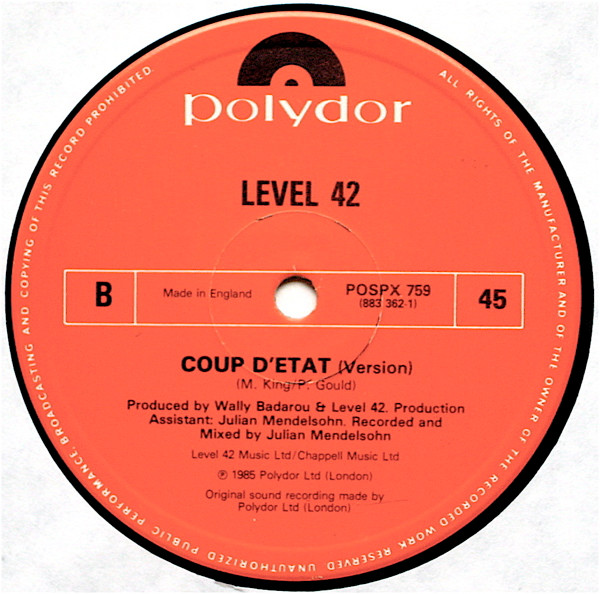 Level 42 - Something About You (Sisa Mix) (12", Single, Art) (Near Mint (NM or M-)) - Image 4