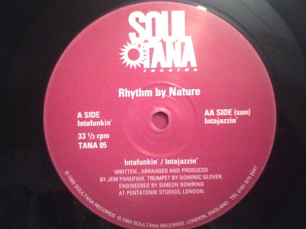 Rhythm By Nature - Intafunkin (12") (Very Good Plus (VG+))