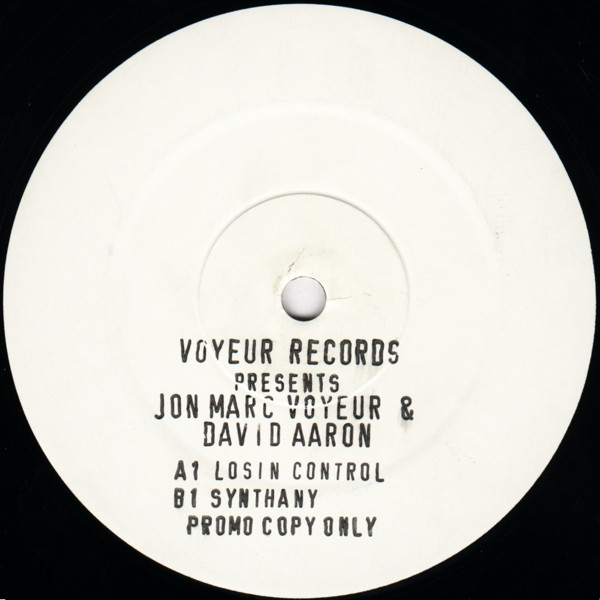 Jon Marc Voyeur & David Aaron - Losin Control (12", Promo, W/Lbl) (Near Mint (NM or M-))