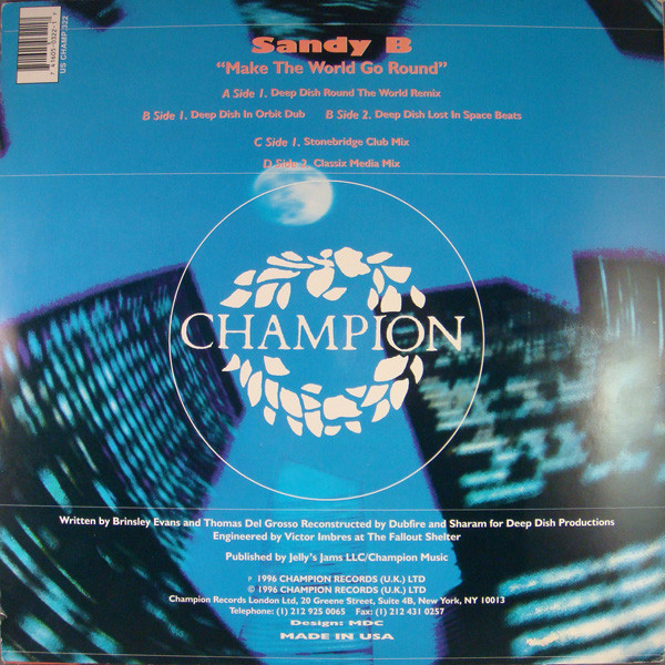 Sandy B - Make The World Go Round (2x12") (Near Mint (NM or M-)) - Image 2