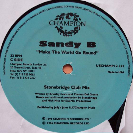 Sandy B - Make The World Go Round (2x12") (Near Mint (NM or M-)) - Image 5