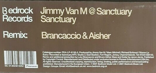 Jimmy Van M - Sanctuary (Brancaccio & Aisher Remix) (12", S/Sided, Ltd) (Near Mint (NM or M-)) - Image 2