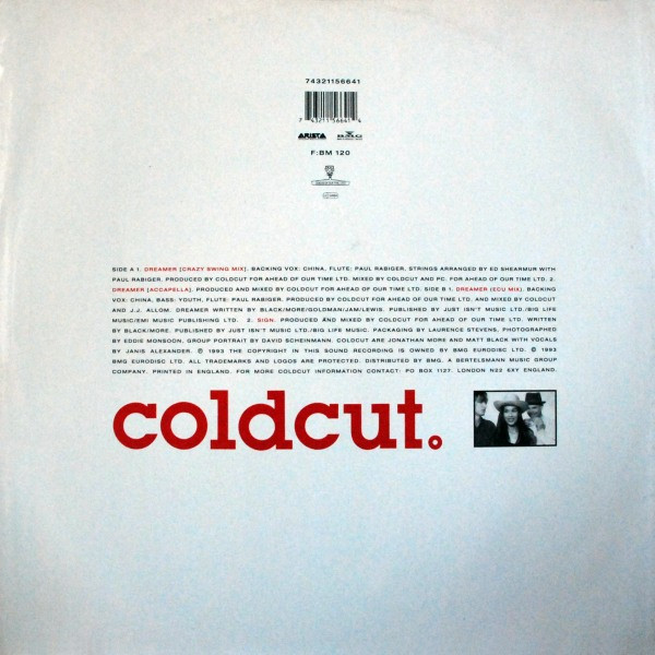 Coldcut - Dreamer (12") (Near Mint (NM or M-)) - Image 2
