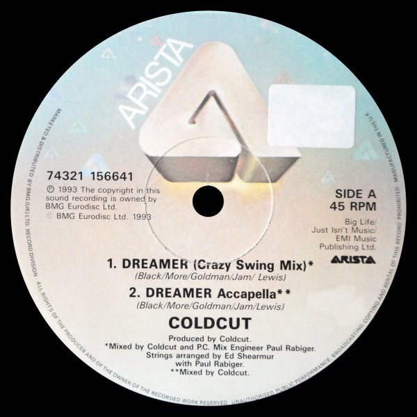 Coldcut - Dreamer (12") (Near Mint (NM or M-)) - Image 3