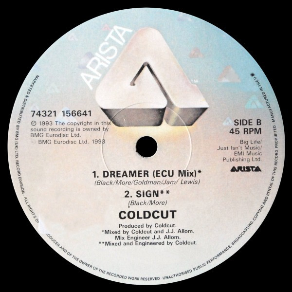 Coldcut - Dreamer (12") (Near Mint (NM or M-)) - Image 4