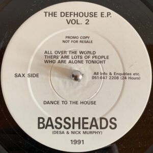 Bassheads - The Defhouse E.P Vol. 2 (12", EP, Promo) (Very Good Plus (VG+))