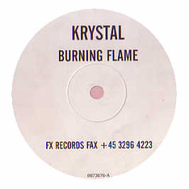 Krystal - Burning Flame (12", Promo, W/Lbl) (Near Mint (NM or M-))