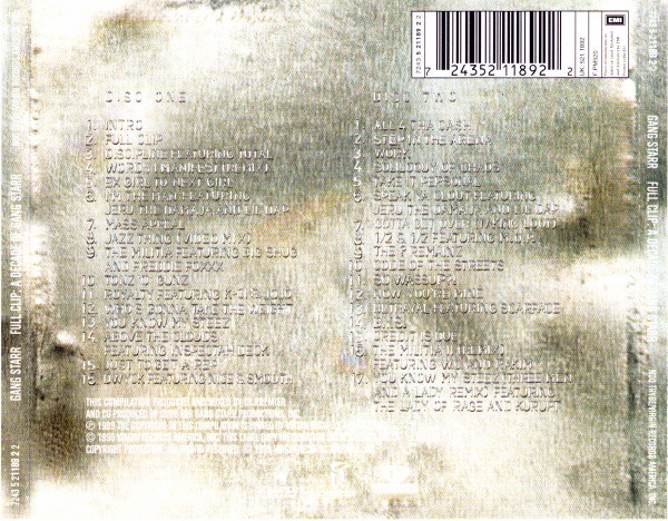 Gang Starr - Full Clip: A Decade Of Gang Starr (2xCD, Comp) (Near Mint (NM or M-)) - Image 2