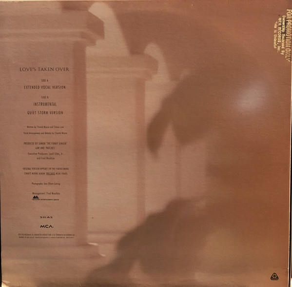 Chanté Moore - Love's Taken Over (12", Single) (Near Mint (NM or M-)) - Image 2