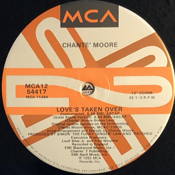 Chanté Moore - Love's Taken Over (12", Single) (Near Mint (NM or M-)) - Image 4