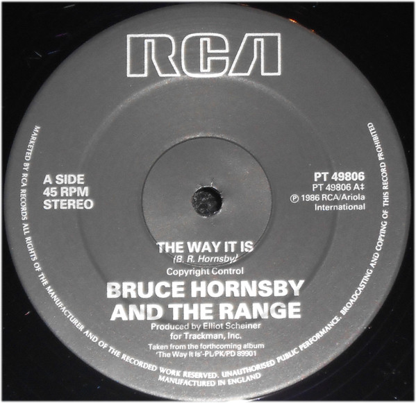 Bruce Hornsby And The Range - The Way It Is (12") (Very Good Plus (VG+)) - Image 3
