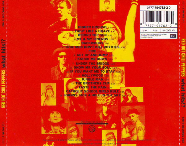 Red Hot Chili Peppers - What Hits!? (CD, Comp) (Near Mint (NM or M-)) - Image 2