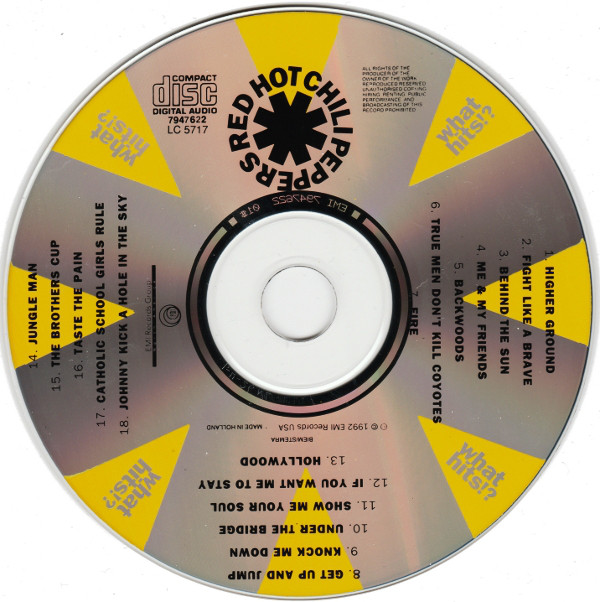Red Hot Chili Peppers - What Hits!? (CD, Comp) (Near Mint (NM or M-)) - Image 3