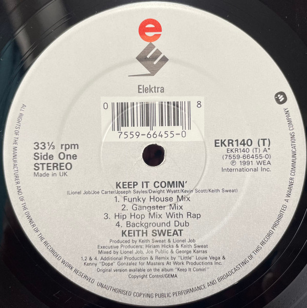 Keith Sweat - Keep It Comin' (12") (Very Good Plus (VG+)) - Image 3