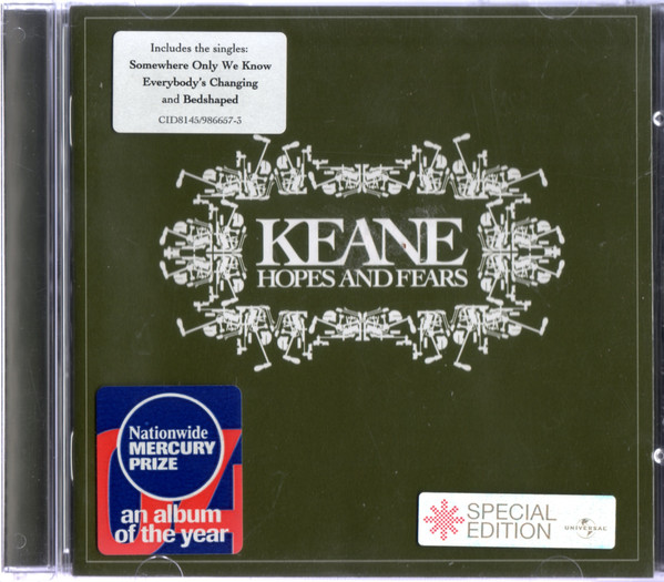 Keane - Hopes And Fears (CD, Album, S/Edition) (Very Good Plus (VG+))