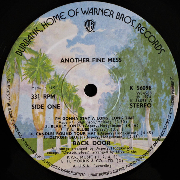 Back Door - Another Fine Mess (LP, Album) (Near Mint (NM or M-)) - Image 3