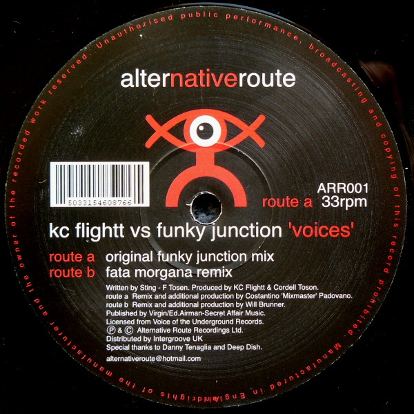 KC Flightt Vs Funky Junction - Voices (12") (Very Good Plus (VG+))
