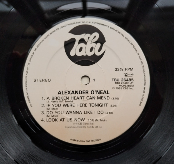 Alexander O'Neal - Alexander O'Neal (LP, Album) (Near Mint (NM or M-)) - Image 3
