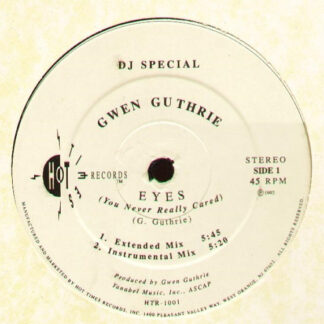 Gwen Guthrie - Eyes (You Never Really Cared) (12", Promo) (Very Good Plus (VG+))