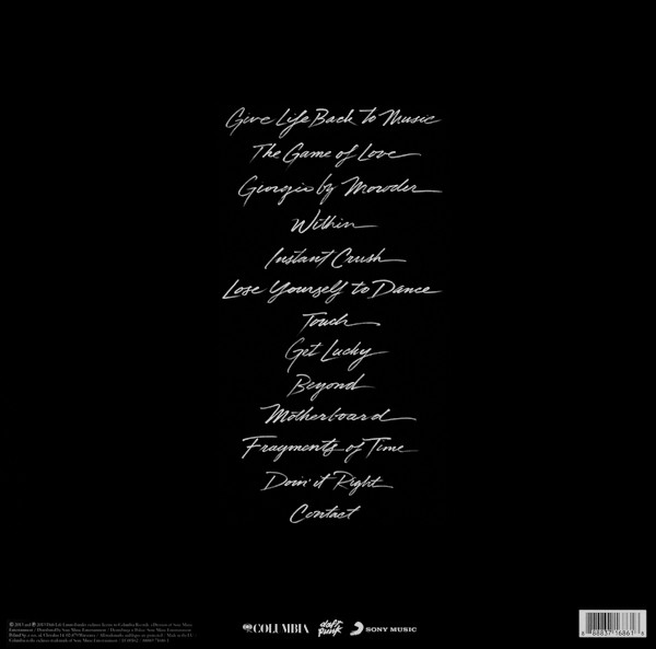 Daft Punk - Random Access Memories (2xLP, Album, 180) (Mint (M)) - Image 3