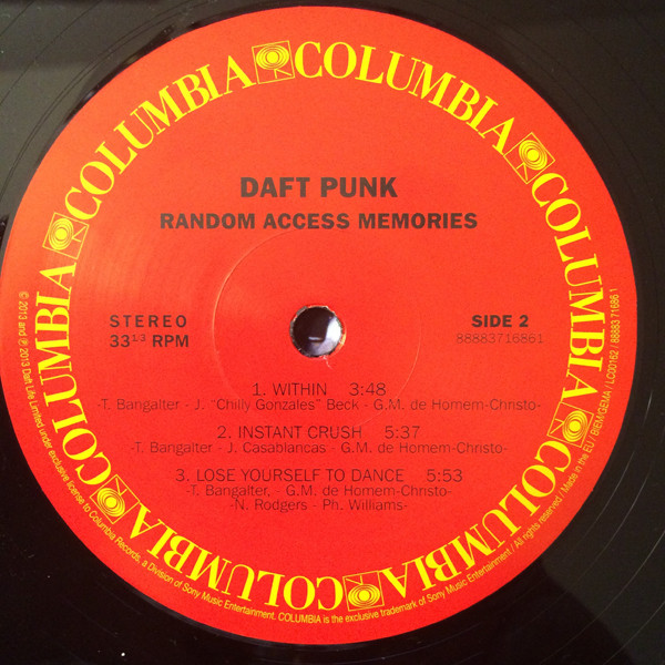 Daft Punk - Random Access Memories (2xLP, Album, 180) (Mint (M)) - Image 5