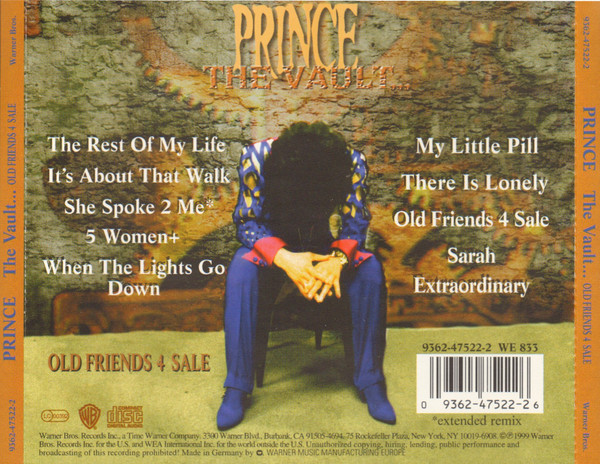 Prince - The Vault ... Old Friends 4 Sale (CD, Album) (Near Mint (NM or M-)) - Image 2