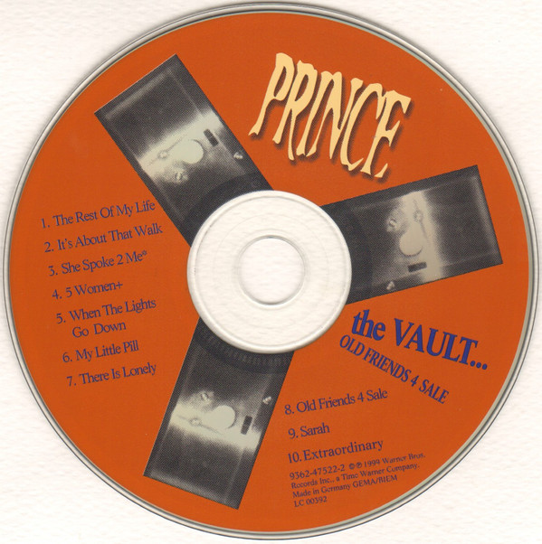 Prince - The Vault ... Old Friends 4 Sale (CD, Album) (Near Mint (NM or M-)) - Image 3
