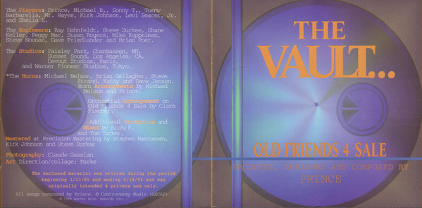 Prince - The Vault ... Old Friends 4 Sale (CD, Album) (Near Mint (NM or M-)) - Image 4
