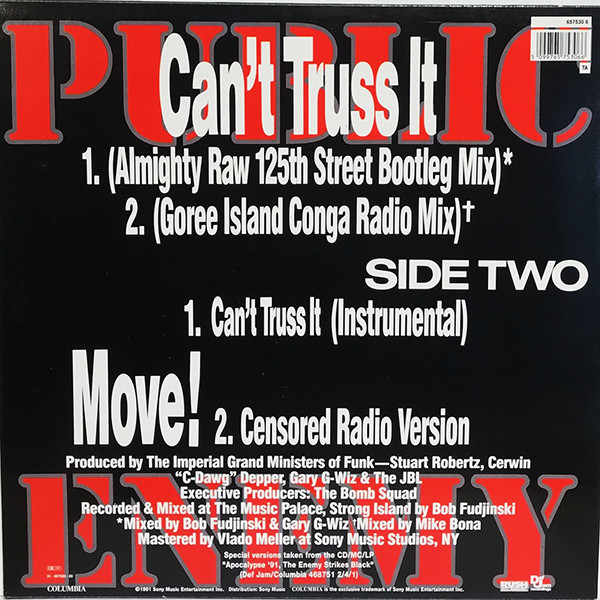 Public Enemy - Can't Truss It (12") (Very Good Plus (VG+)) - Image 2