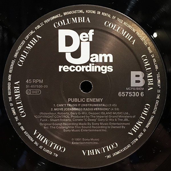 Public Enemy - Can't Truss It (12") (Very Good Plus (VG+)) - Image 4