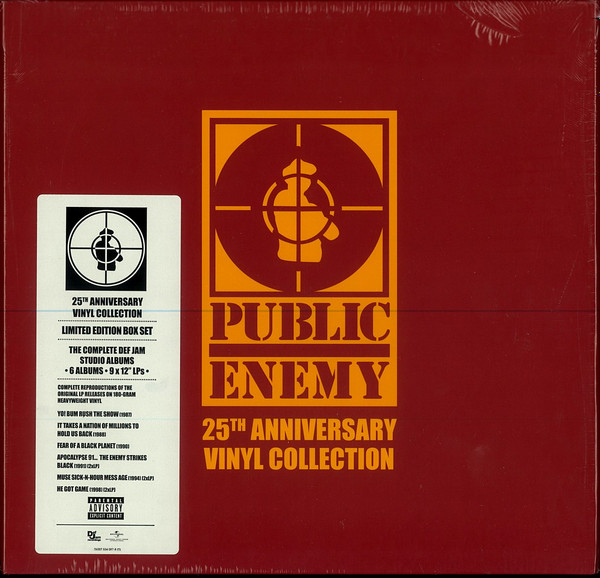 Public Enemy - 25th Anniversary Vinyl Collection (LP + LP + LP + 2xLP + 2xLP + 2xLP + Box, Comp, Ltd) (Mint (M))