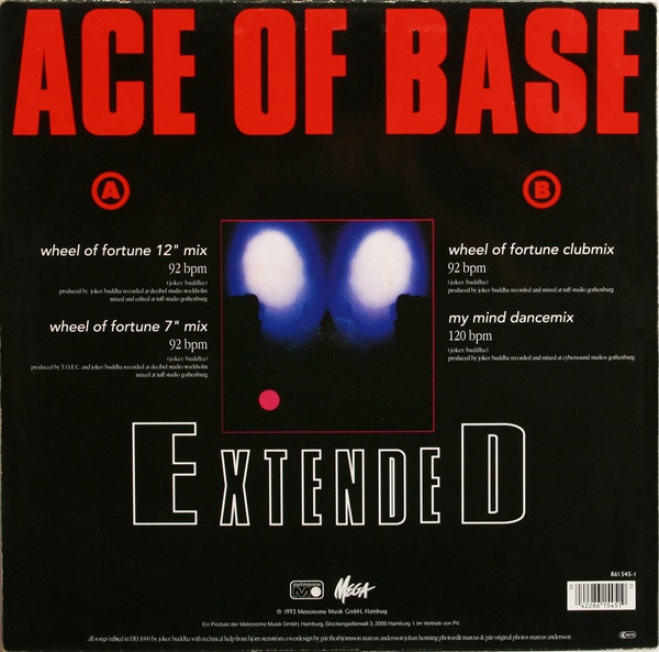 Ace Of Base - Wheel Of Fortune (12") (Very Good Plus (VG+)) - Image 2