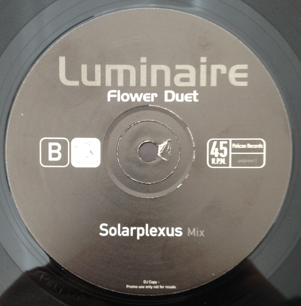 Luminaire - Flower Duet (12", Promo) (Very Good Plus (VG+)) - Image 2