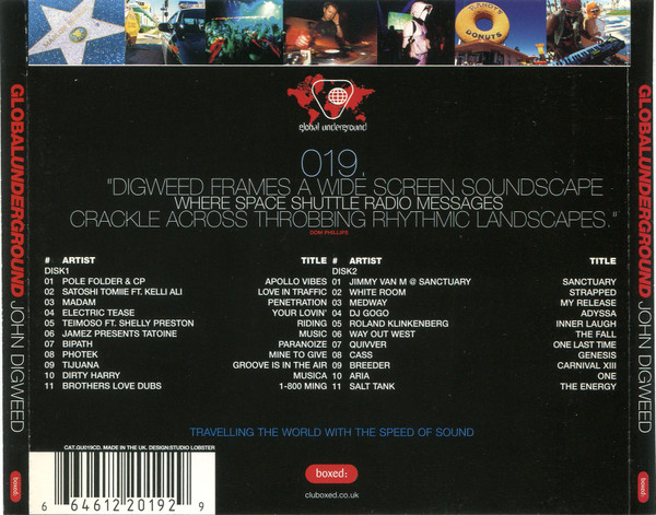 John Digweed - Global Underground 019: Los Angeles (2xCD, Mixed) (Very Good Plus (VG+)) - Image 5