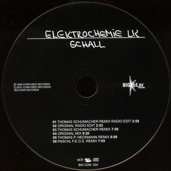 Elektrochemie LK - Schall (CD, Maxi) (Near Mint (NM or M-)) - Image 3