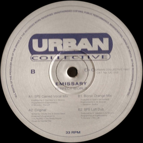 Emissary - Perfect World (12") (Very Good Plus (VG+))