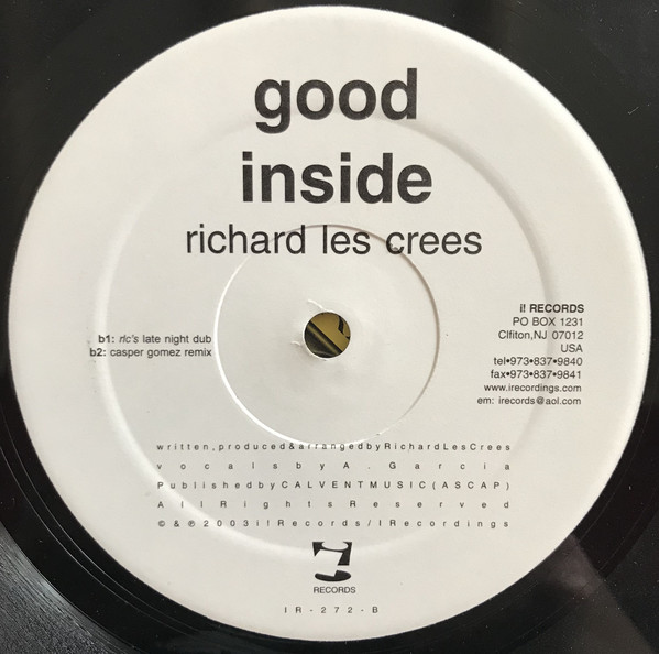 Richard Les Crees - Good Inside (12") (Very Good Plus (VG+)) - Image 2