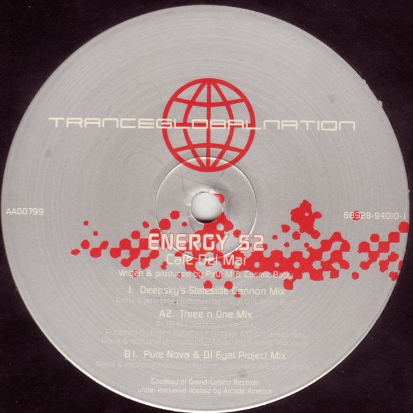 Energy 52 - Cafรฉ Del Mar (US Remixes) (12") (Very Good Plus (VG+)) - Image 3