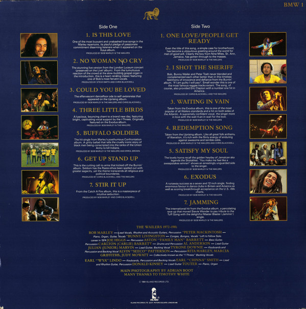 Bob Marley & The Wailers - Legend (The Best Of Bob Marley And The Wailers) (LP, Comp, Gat) (Very Good Plus (VG+)) - Image 5