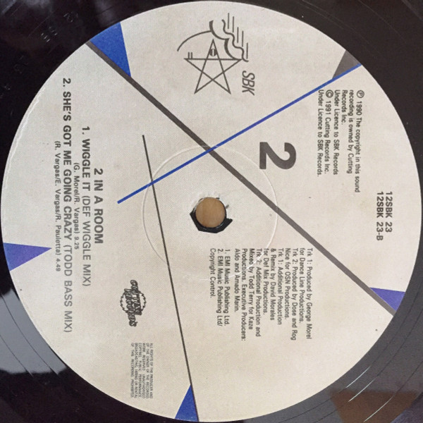 2 In A Room - She's Got Me Going Crazy (12") (Very Good Plus (VG+)) - Image 4