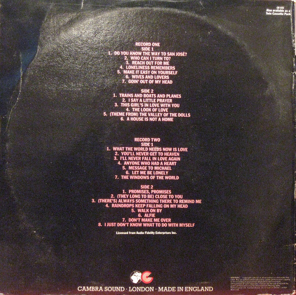 Dionne Warwick - This Girl's In Love (2xLP, Comp) (Very Good Plus (VG+)) - Image 2
