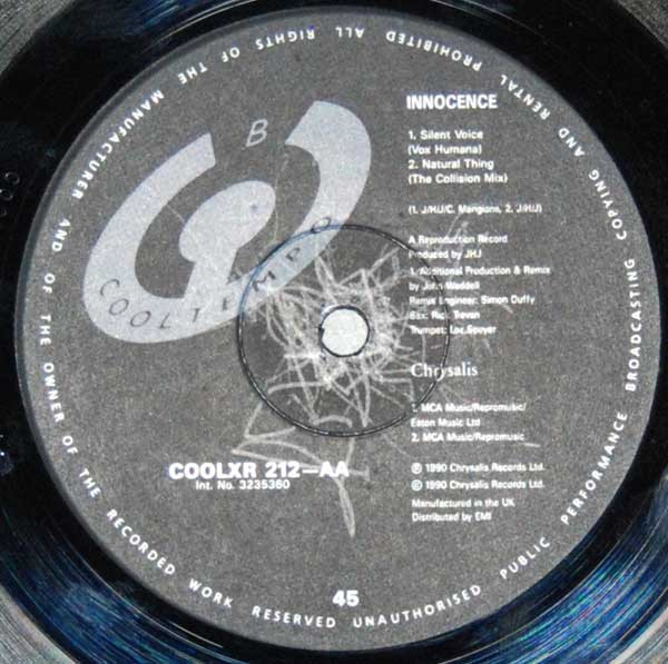 Innocence - Silent Voice (Remix) (12") (Near Mint (NM or M-)) - Image 4