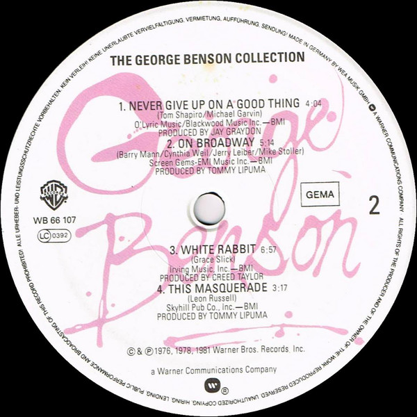 George Benson - The George Benson Collection (2xLP, Comp) (Near Mint (NM or M-)) - Image 4