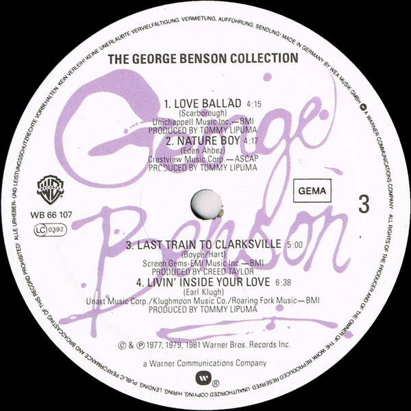 George Benson - The George Benson Collection (2xLP, Comp) (Near Mint (NM or M-)) - Image 5