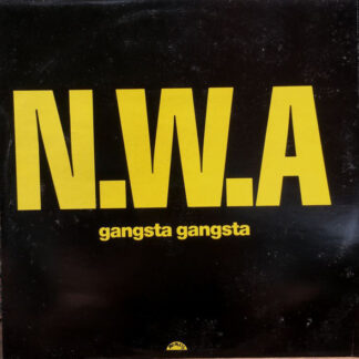 N.W.A. - Gangsta Gangsta (12") (Very Good (VG))