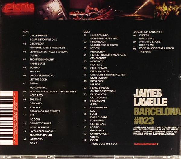 James Lavelle - Barcelona #023 (2xCD, Mixed) (Near Mint (NM or M-)) - Image 2