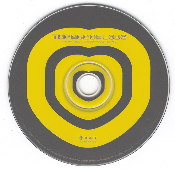 Age Of Love - The Age Of Love (The Brainbug & Johnny Vicious Remixes) (CD, Single) (Near Mint (NM or M-)) - Image 3